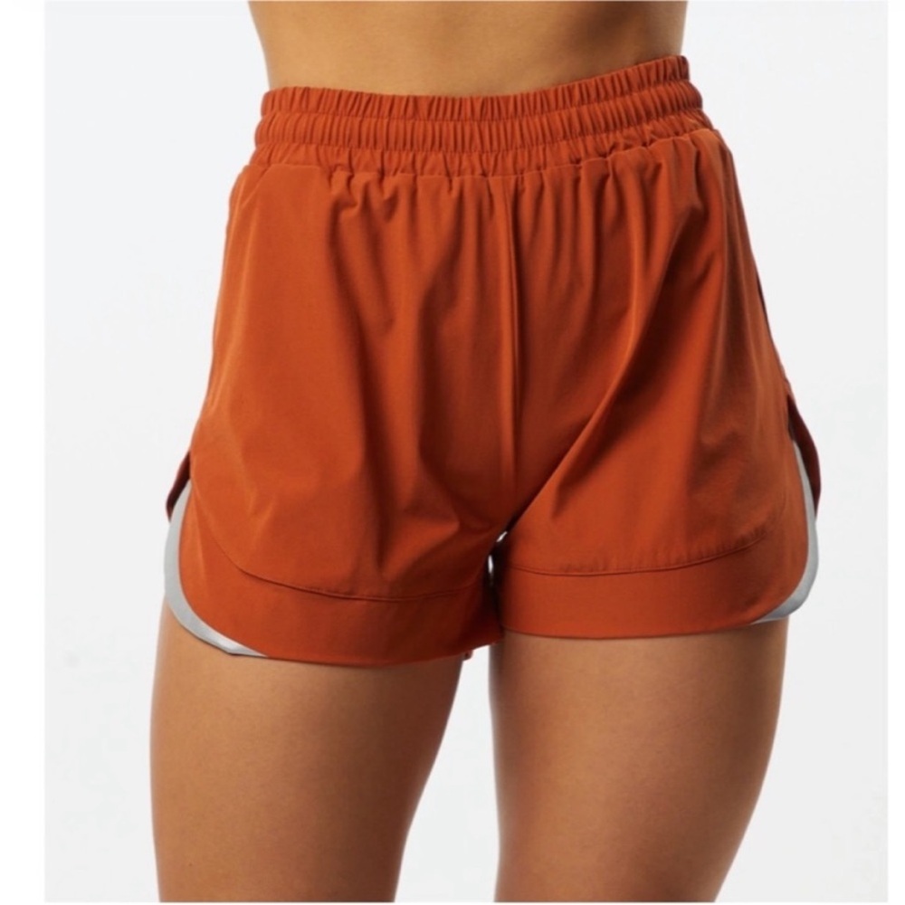 Alphalete Orange Athletic Shorts
